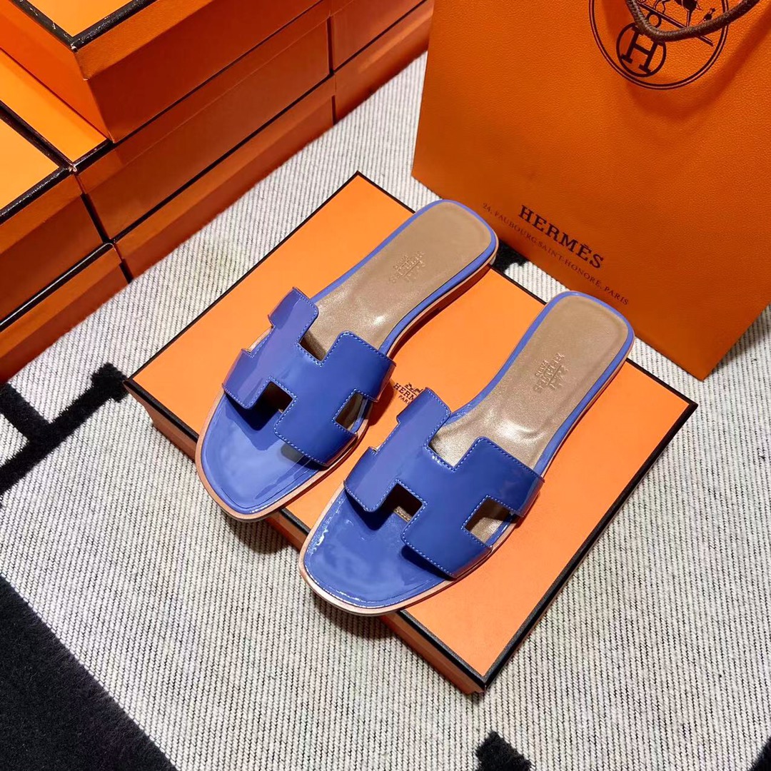 에르메스 올수공 오란 슬리퍼 샌들 페이던트 37